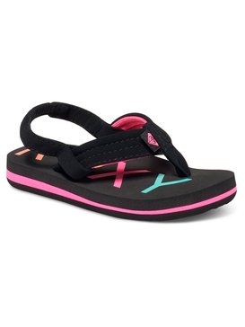 roxy, Girls 2-6 Vista Backstrap Sandals, BLACK (blk) Tw Vista II - Sandals AROL100006