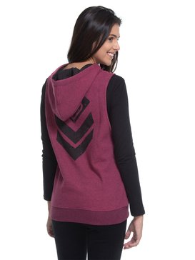 roxy, Colete de Moletom c/ Bolso e Capuz Light Brushed Roxy, RIO RED* (red) RX CAM ESPECIAL M/C LIGHT BRUSHED BR73891367