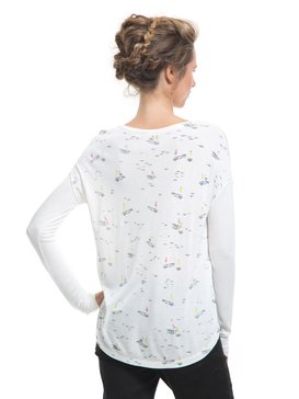 roxy, Blusa Manga Longa em Malha Paradise Since Roxy, SNOW WHITE* (snw) RX CAM ESPECIAL M/L PARADISE SINCE BR73901185