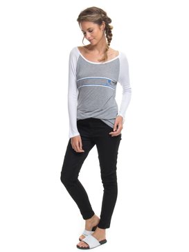 roxy, Camiseta Manga 3/4 Raglan Tiny Roxy, MESCLA (mes) RX CAM VINTAGE M/L TINY BR73931089