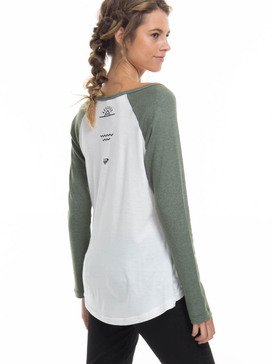 roxy, Camiseta Manga Longa Raglan Montains Roxy, GREY HEATHER (gre) RX CAM VINTAGE M/L MOUNTAINS BR73931090