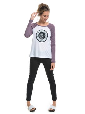 roxy, Camiseta Manga Longa Raglan Montains Roxy, WINE HEATHER (win) RX CAM VINTAGE M/L MOUNTAINS BR73931090