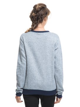 roxy, Moletom Botonê c/ Felpa Colorida Daze Roxy, NAVY (nav) RX MOLETOM CARECA DAZE BR77491106