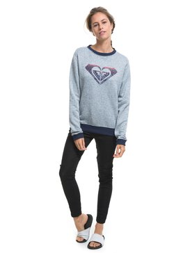 roxy, Moletom Botonê c/ Felpa Colorida Daze Roxy, NAVY (nav) RX MOLETOM CARECA DAZE BR77491106