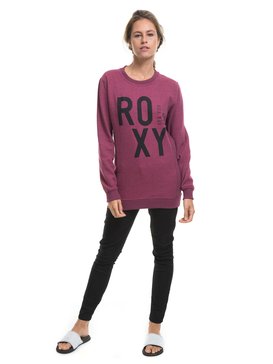 roxy, Moletom Careca c/ Fit Alongado Ready to Start Roxy, MESCLA BLACK* (meb) RX MOLETOM CARECA READY TO START BR77491107