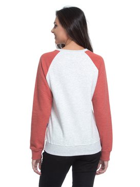 roxy, Moletom Careca c/Felpa e Raglan Waves and Montains Roxy, MESCLA TANDOORI SPICE (met) RX MOLETOM CARECA WAVES AND MOUNTAINS BR77491108