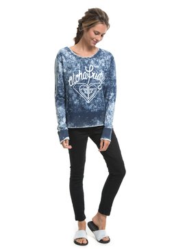 roxy, Moletom Careca Marmorizado Aloha Friday Roxy, NAVY (nvy) RX MOLETOM CARECA ALOHA FRIDAY BR77491110