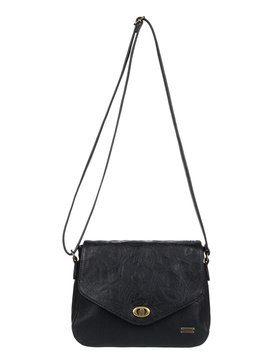 roxy, Bolsa de Couro Sintético Folk Bahamas Roxy, BLACK* (kvj0) RX BOLSA FOLK BAHAMAS IMP BR78281648