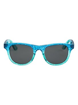 roxy, Little Blondie - Lunettes de soleil pour Fille 8-16 ans, CRYSTAL BLUE SPLATTER/GREY (xbbs) Little Blondie - Sunglasses for Girls 8-16 ERG6011