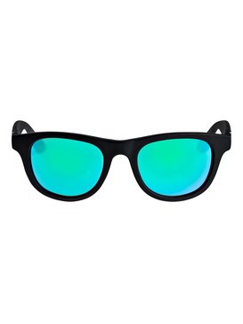 roxy, Little Blondie - Sonnenbrille für Mädchen 8-16, MATTE BLACK-PRINT/ML GREEN (xkkg) Little Blondie - Sunglasses for Girls 8-16 ERG6011