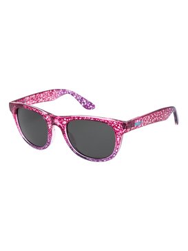 roxy, Little Blondie - Lunettes de soleil pour Fille 8-16 ans, CRYSTAL PINK SPLATTER/GREY (xmms) Little Blondie - Sunglasses for Girls 8-16 ERG6011