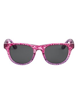 roxy, Little Blondie - Lunettes de soleil pour Fille 8-16 ans, CRYSTAL PINK SPLATTER/GREY (xmms) Little Blondie - Sunglasses for Girls 8-16 ERG6011