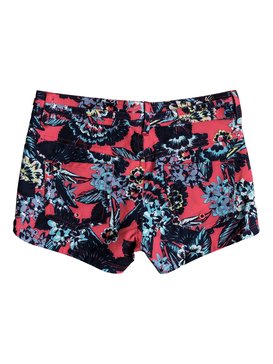 roxy, Let The Surf - Boardshort pour Fille 8-16 ans, ROUGE RED MAHNA MAHNA (mlj5) Let The Surf - Board Shorts for Girls 8-16 ERGBS03049