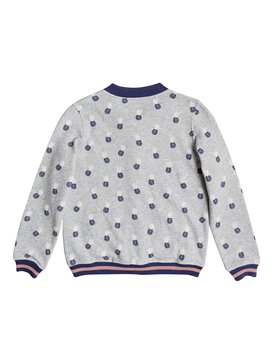 roxy, Coming Alone - Bomber Jacket Sweatshirt, HERITAGE HEATHER ICE PINEAPPLE (sgr6) Coming Alone - Bomber Jacket Sweatshirt ERGFT03256