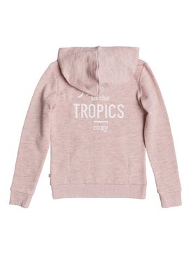 roxy, Lots Of Joy Take Me To The Tropi - Zip-Up Hoodie, ROSE TAN HEATHER (mhbh) Lots Of Joy Take Me To The Tropi - Zip-Up Hoodie ERGFT03261