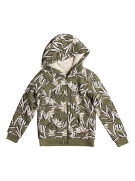 roxy, Earth Groove - Zip-Up Hoodie, BURNT OLIVE LAFITENIA (gpz6) Earth Groove - Zip-Up Hoodie ERGFT03294