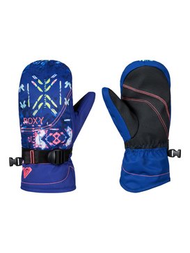 roxy, ROXY Jetty - Gants de snowboard/ski, SODALITE BLUE_HAVELI IKAT (byb7) ROXY Jetty - Snowboard/Ski Gloves ERGHN03013