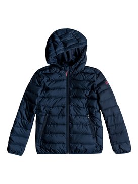 roxy, Feeling Better - Giacca puffer con cappuccio, DRESS BLUES (btk0) Feeling Better - Hooded Puffer Jacket ERGJK03055