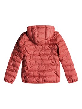 roxy, Feeling Better - Giacca puffer con cappuccio, MINERAL RED (mmz0) Feeling Better - Hooded Puffer Jacket ERGJK03055