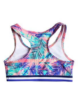 roxy, Обрезанный топ Sharky Park, CANDLELIGHT BALI PALM RG (mfe6) Sharky Park - Fitness Crop Top ERGKT03047