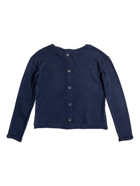 roxy, Predicting Happiness - Haut à manches longues dos boutonné, DRESS BLUES (btk0) Predicting Happiness - Button-Back Long Sleeve Top ERGKT03062