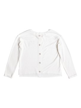 roxy, Predicting Happiness - Haut à manches longues dos boutonné, MARSHMELLOW (wbt0) Predicting Happiness - Button-Back Long Sleeve Top ERGKT03062