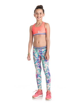 roxy, Фитнес-леггинсы Take A Dream, CANDLELIGHT BALI PALM RG (mfe6) Take A Dream - Fitness Leggings ERGNP03012