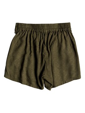 roxy, Girls 7-14 Little Mind Beach Shorts, BURNT OLIVE (gpz0) LITTLE MIND ERGNS03030