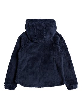 roxy, Elastic Heart - Zip-Up Sherpa Hoodie for Girls 8-16, DRESS BLUES (btk0) Elastic Heart - Zip-Up Sherpa Hoodie for Girls 8-16 ERGPF03014