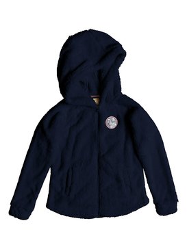 roxy, Elastic Heart - Zip-Up Sherpa Hoodie, DRESS BLUES (btk0) Elastic Heart - Zip-Up Sherpa Hoodie ERGPF03014