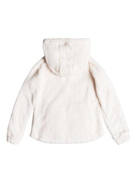 roxy, Elastic Heart - Zip-Up Sherpa Hoodie for Girls 8-16, MARSHMALLOW (wbt0) Elastic Heart - Zip-Up Sherpa Hoodie for Girls 8-16 ERGPF03014