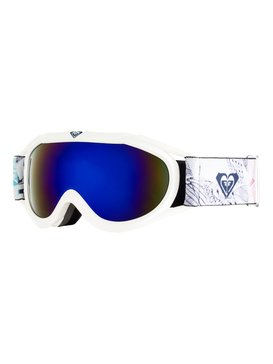 roxy, Loola 2.0 - Masque de ski/snowboard pour Fille 8-16 ans, BRIGHT WHITE_ALSKA BIRD (wbb6) Loola 2.0 - Ski/Snowboard Goggles for Girls 8-16 ERGTG03007