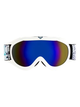 roxy, Loola 2.0 - Masque de ski/snowboard pour Fille 8-16 ans, BRIGHT WHITE_ALSKA BIRD (wbb6) Loola 2.0 - Ski/Snowboard Goggles for Girls 8-16 ERGTG03007