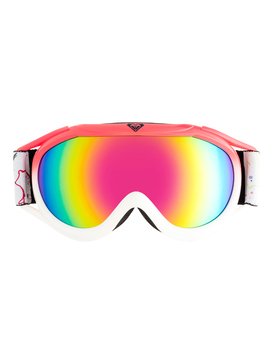 roxy, Loola 2.0 - Masque de ski/snowboard pour Fille 8-16 ans, BRIGHT WHITE_ANIMALS PARTY (wbb9) Loola 2.0 - Ski/Snowboard Goggles for Girls 8-16 ERGTG03007