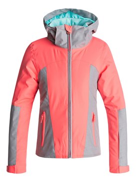 roxy, Sassy - Veste de snow pour Fille 8-16 ans, NEON GRAPEFRUIT (nkn0) Sassy - Snow Jacket for Girls 8-16 ERGTJ03032