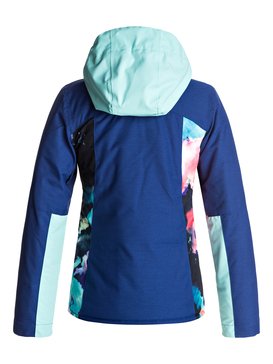 roxy, Sassy - Veste de snow pour Fille 8-16 ans, NEON GRAPEFRUIT_CLOUD NINE (nkn6) Sassy - Snow Jacket for Girls 8-16 ERGTJ03032