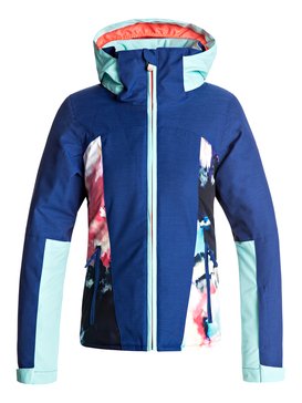 roxy, Sassy - Veste de snow pour Fille 8-16 ans, NEON GRAPEFRUIT_CLOUD NINE (nkn6) Sassy - Snow Jacket for Girls 8-16 ERGTJ03032