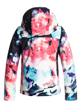 roxy, ROXY Jetty - Veste de snow, NEON GRAPEFRUIT_CLOUD NINE (nkn6) ROXY Jetty - Snow Jacket ERGTJ03033