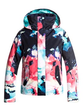 roxy, ROXY Jetty - Veste de snow, NEON GRAPEFRUIT_CLOUD NINE (nkn6) ROXY Jetty - Snow Jacket ERGTJ03033