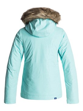 roxy, Сноубордическая куртка Jet Ski, ARUBA BLUE_GANA EMBOSS (bfk4) Jet Ski - Snow Jacket for Girls 8-16 ERGTJ03039