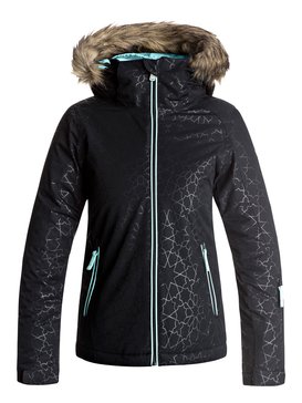 roxy, Jet Ski - Chaqueta Para Nieve, TRUE BLACK_GANA EMBOSS (kvj1) Jet Ski - Snow Jacket ERGTJ03039