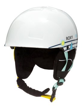 roxy, Happyland Little Miss - Casque de snowboard/ski, BRIGHT WHITE_LITTLE MISS STRIP (wbb8) Happyland Little Miss - Snowboard/Ski Helmet ERGTL03009