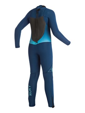 roxy, Syncro 3/2mm - Muta integrale con zip sulla schiena, BLUE PRINT (bsq0) Syncro 3/2mm - Back Zip Full Wetsuit ERGW103003