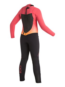 roxy, Syncro 3/2mm - Muta integrale con zip sulla schiena, PARADISE PINK (mlr0) Syncro 3/2mm - Back Zip Full Wetsuit ERGW103003
