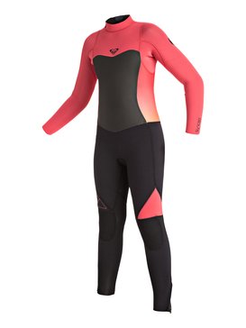 roxy, Syncro 3/2mm - Muta integrale con zip sulla schiena, PARADISE PINK (mlr0) Syncro 3/2mm - Back Zip Full Wetsuit ERGW103003