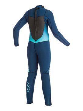 roxy, Syncro 3/2mm - Muta integrale con zip sulla schiena, BLUE PRINT (bsq0) Syncro 3/2mm - Back Zip Full Wetsuit ERGW103008