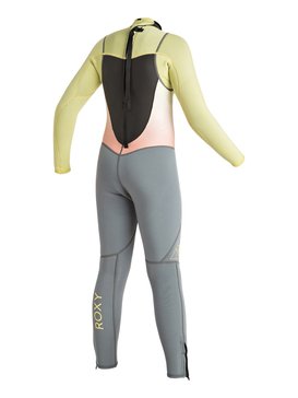 roxy, Syncro 3/2mm - Muta integrale con zip sulla schiena, CAMELLIA (mjw0) Syncro 3/2mm - Back Zip Full Wetsuit ERGW103008