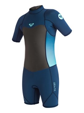 roxy, Syncro 2/2mm - Muta estiva con zip sulla schiena, BLUE PRINT (bsq0) Syncro 2/2mm - Back Zip Springsuit ERGW503001