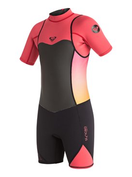 roxy, Syncro 2/2mm - Muta estiva con zip sulla schiena, PARADISE PINK (mlr0) Syncro 2/2mm - Back Zip Springsuit ERGW503001