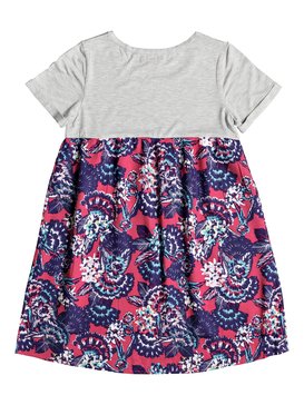 roxy, Branche Of Lilac - Robe tee-shirt pour Fille 8-16 ans, ROUGE RED MAHNA MAHNA (mlj5) Branche Of Lilac - T-Shirt Dress for Girls 8-16 ERGWD03043